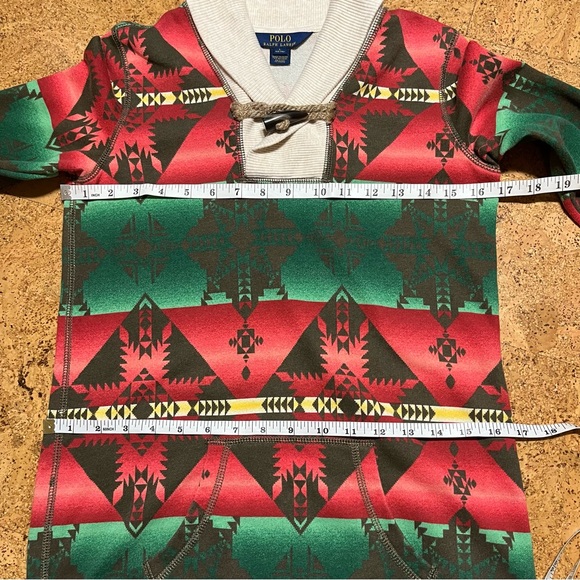 Polo Ralph Lauren Multicolor Aztec Dress with Toggle Sz L(12-14) - Picture 12 of 16